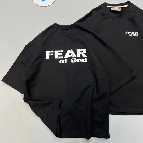 تیشرت Fear Of God باکسی پارچه گرم بالا کد 112